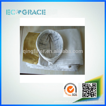 26 oz Cimento Industrial Fiberglass Filter Bag com membrana de PTFE